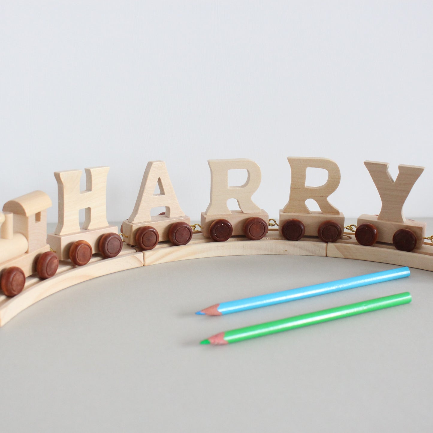 Personalised Wooden Name Train